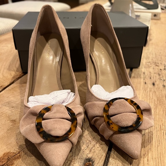 Ann Taylor Gracie Tort Buckle Pump - Picture 3 of 7